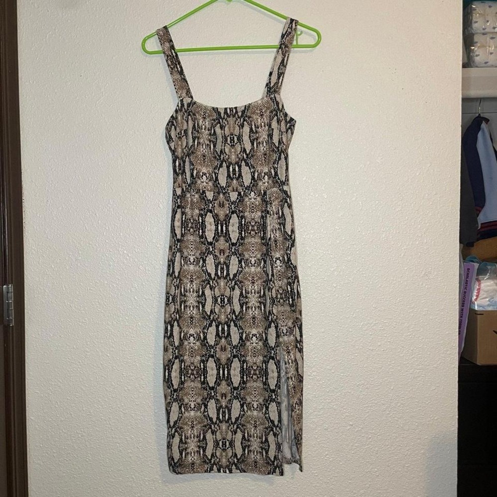 Lush Python MIDI Dress Women's Small
